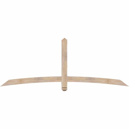 Ekena Millwork Bellingham Smooth Timber Gable Bracket, Douglas Fir, 84"W x 31"H x 3 1/2"D x 3 1/2"F, 9/12 Pitch GBW084X31X0404BEL00SDF